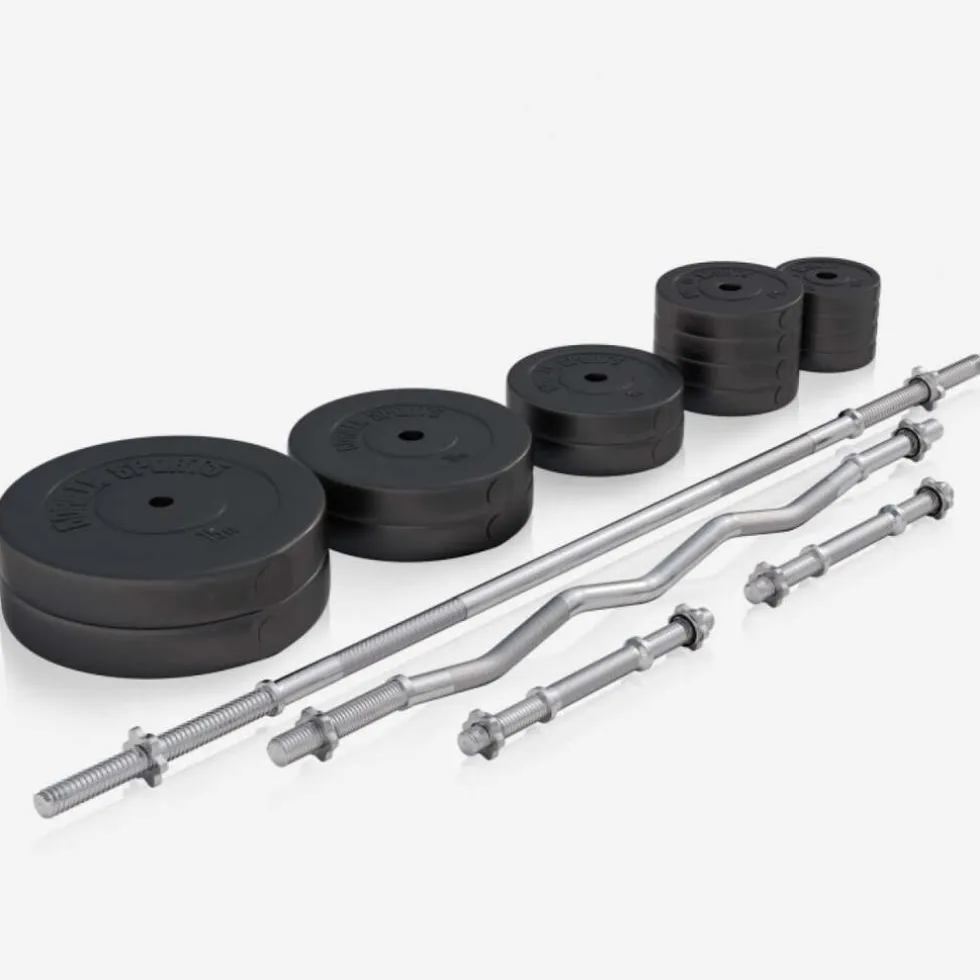 Gorilla Sports Halterbank met halterset