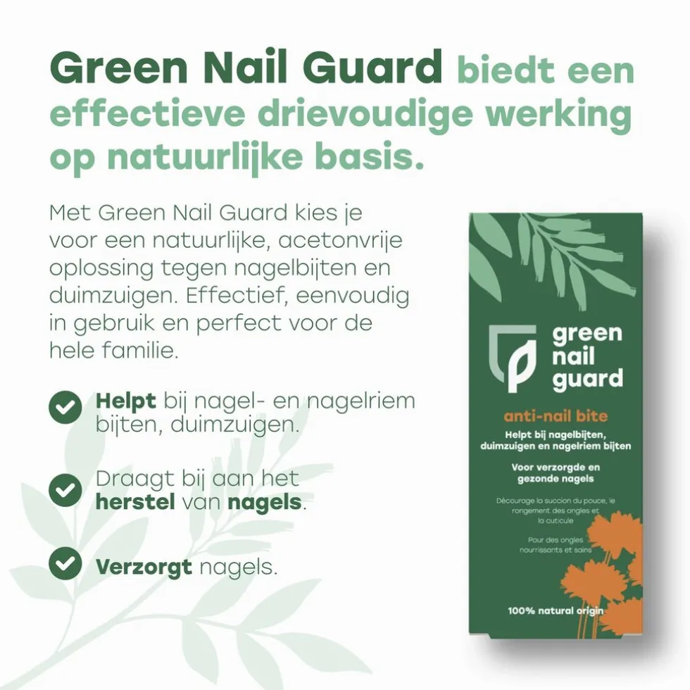 Green Nail Guard Anti-Nail Bite