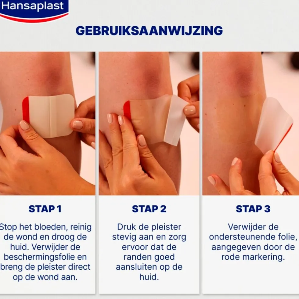 Hansaplast Expert+ Second Skin Protection Hydrocolloïde Pleisters