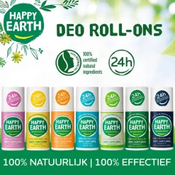 Happy Earth 100% Natural Jasmine Ho Wood Deodorant Roller
