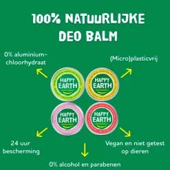 Happy Earth 100% Natural Lavender Deodorant Balm