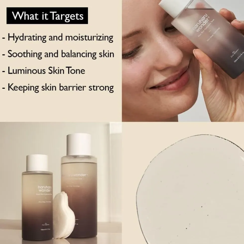 Haruharu wonder Black Rice Hyaluronic Toner
