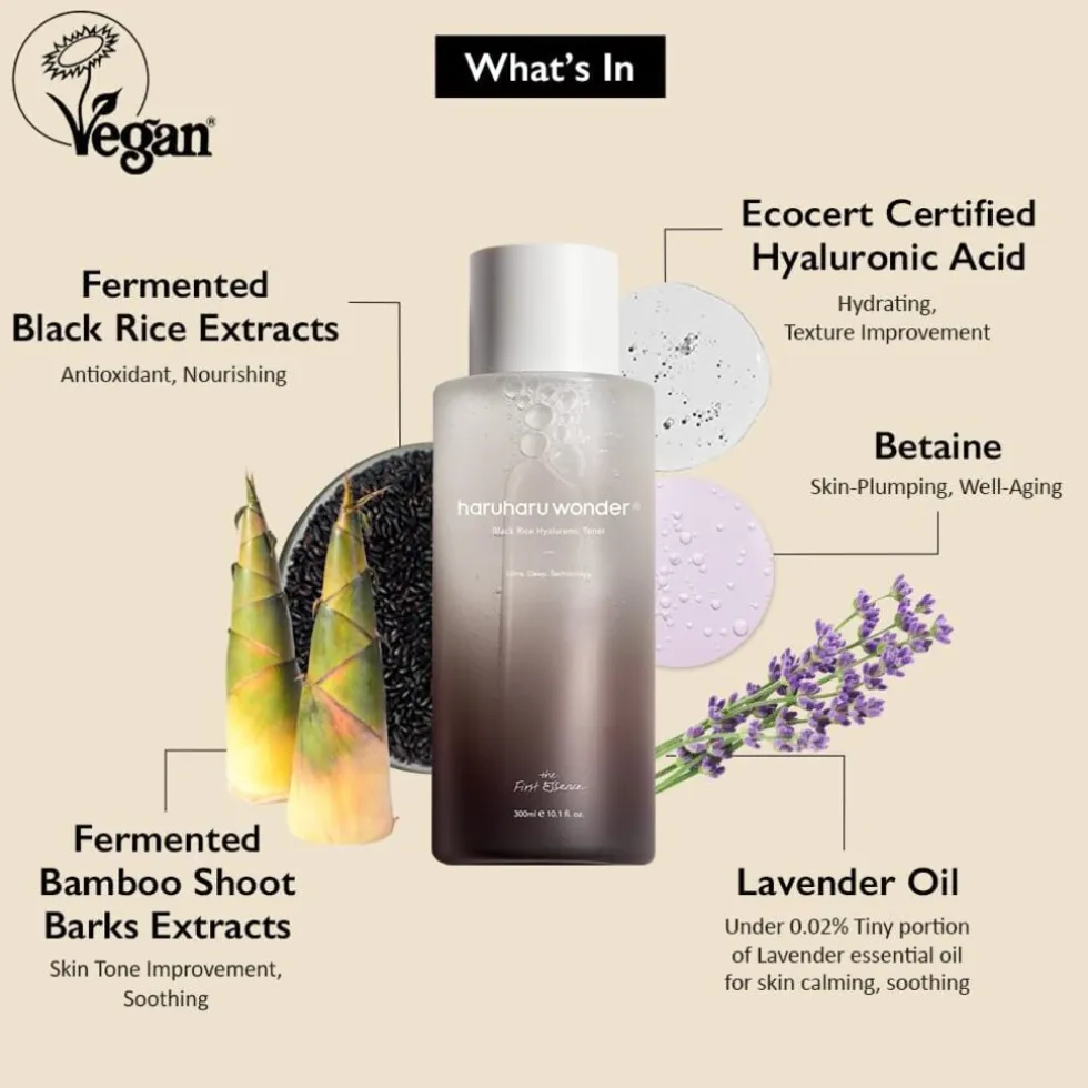 Haruharu wonder Black Rice Hyaluronic Toner