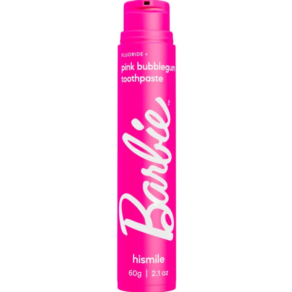 Hismile Barbie Pink Bubblegum Tandpasta