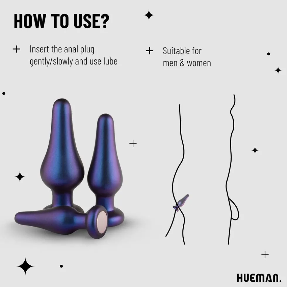 Hueman Comets Buttplug Set