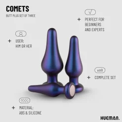 Hueman Comets Buttplug Set