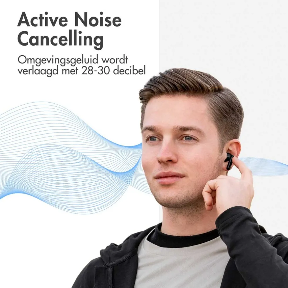 imoshion Aura Pro Draadloze Bluetooth Oordopjes met Active Noise Cancelling