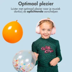 imoshion Draadloze Bluetooth Kinder Koptelefoon met LED Verlichting