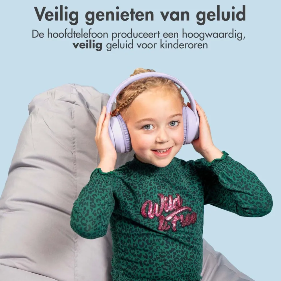 imoshion Draadloze Bluetooth Kinder Koptelefoon met LED Verlichting