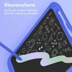 imoshion Tekentablet voor Kinderen met Kleurenscherm en 2 Pennen