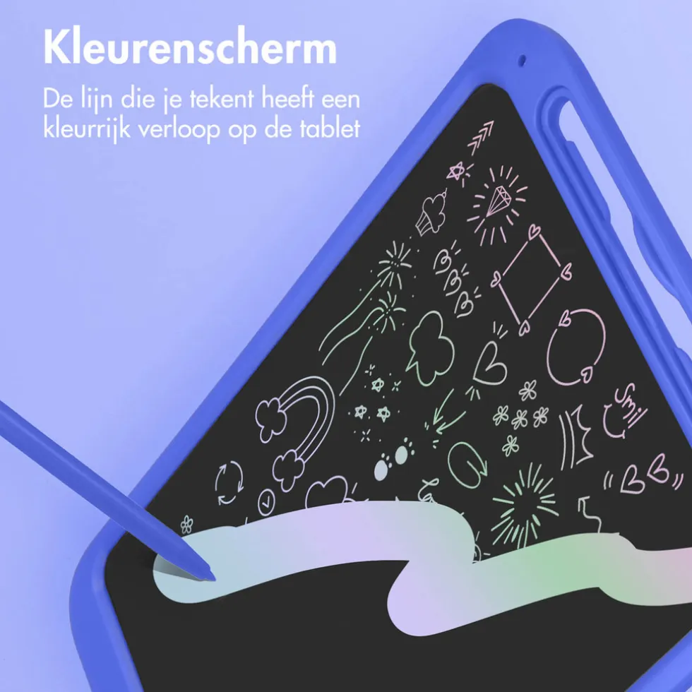 imoshion Tekentablet voor Kinderen met Kleurenscherm en 2 Pennen