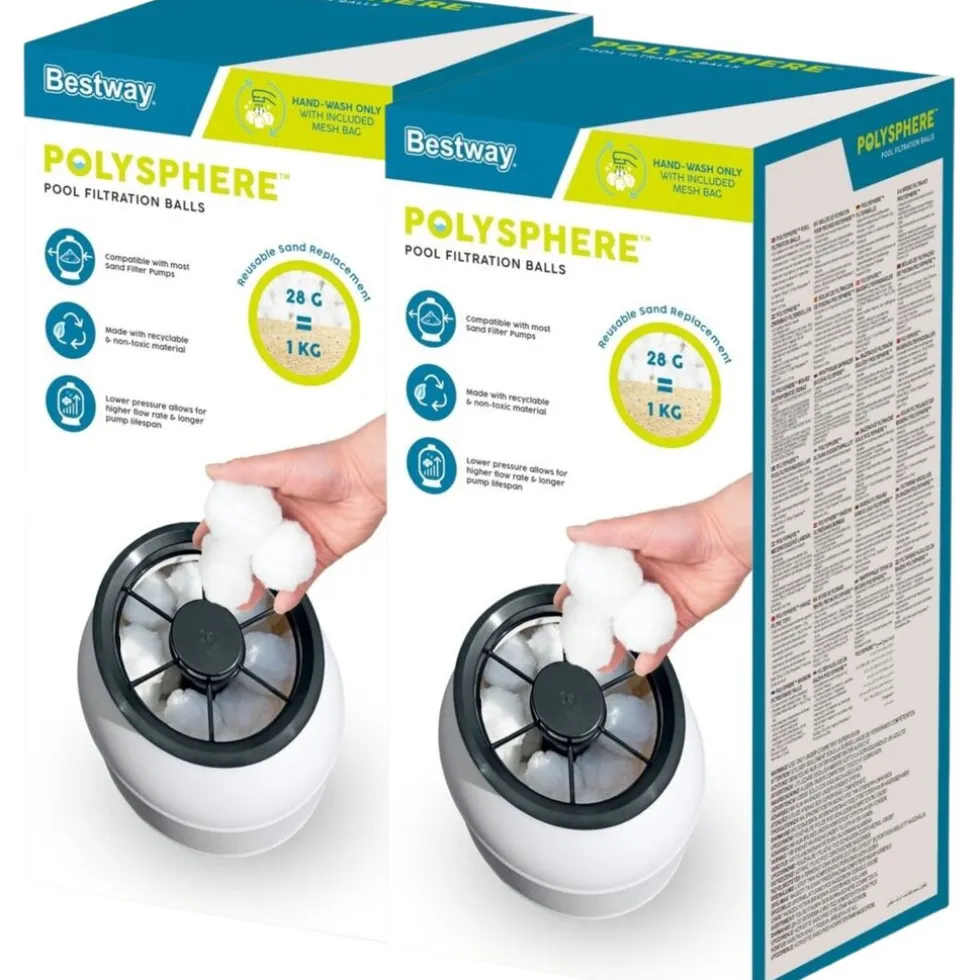 Intex Polysphere filterballen voor zwembadpompen 2 stuks