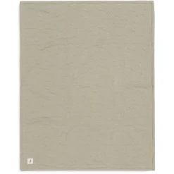 Jollein Soft Waves Olive Green / Velvet 100 x 150 cm Ledikantdeken
