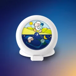 Kidsleep Globetrotter White Slaaptrainer en Kinderwekker