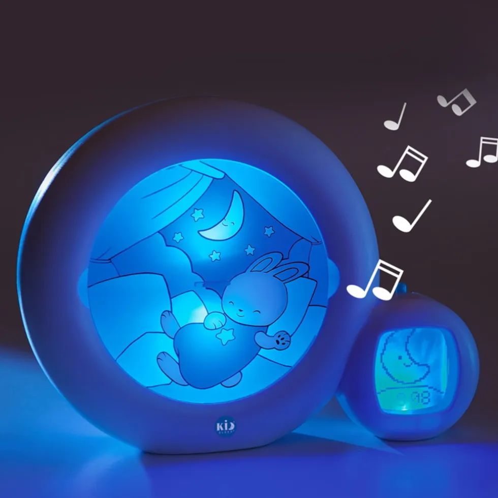 KidSleep Moon Wit/Blauw Slaaptrainer en Kinderwekker