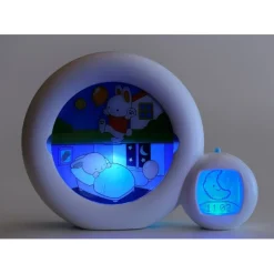 KidSleep Moon Wit/Blauw Slaaptrainer en Kinderwekker