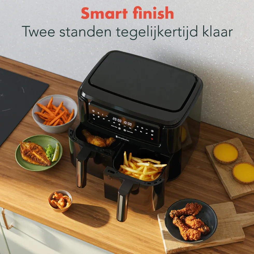 KitchenBrothers Airfryer XXL Dual Zone