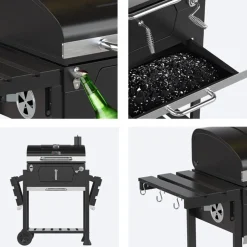 KitchenBrothers Houtskool BBQ Smoker