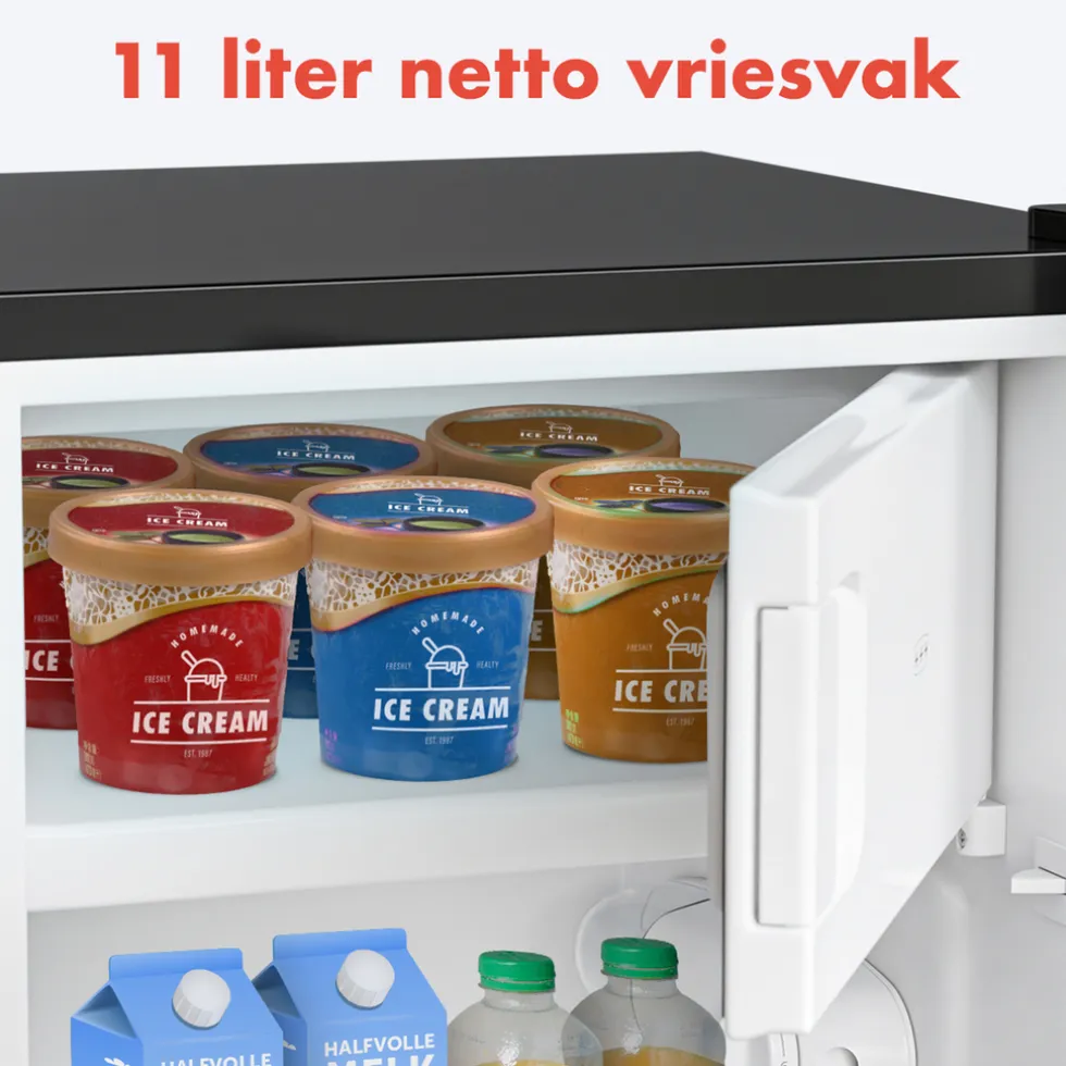 KitchenBrothers Tafelmodel Koelkast met Vriesvak