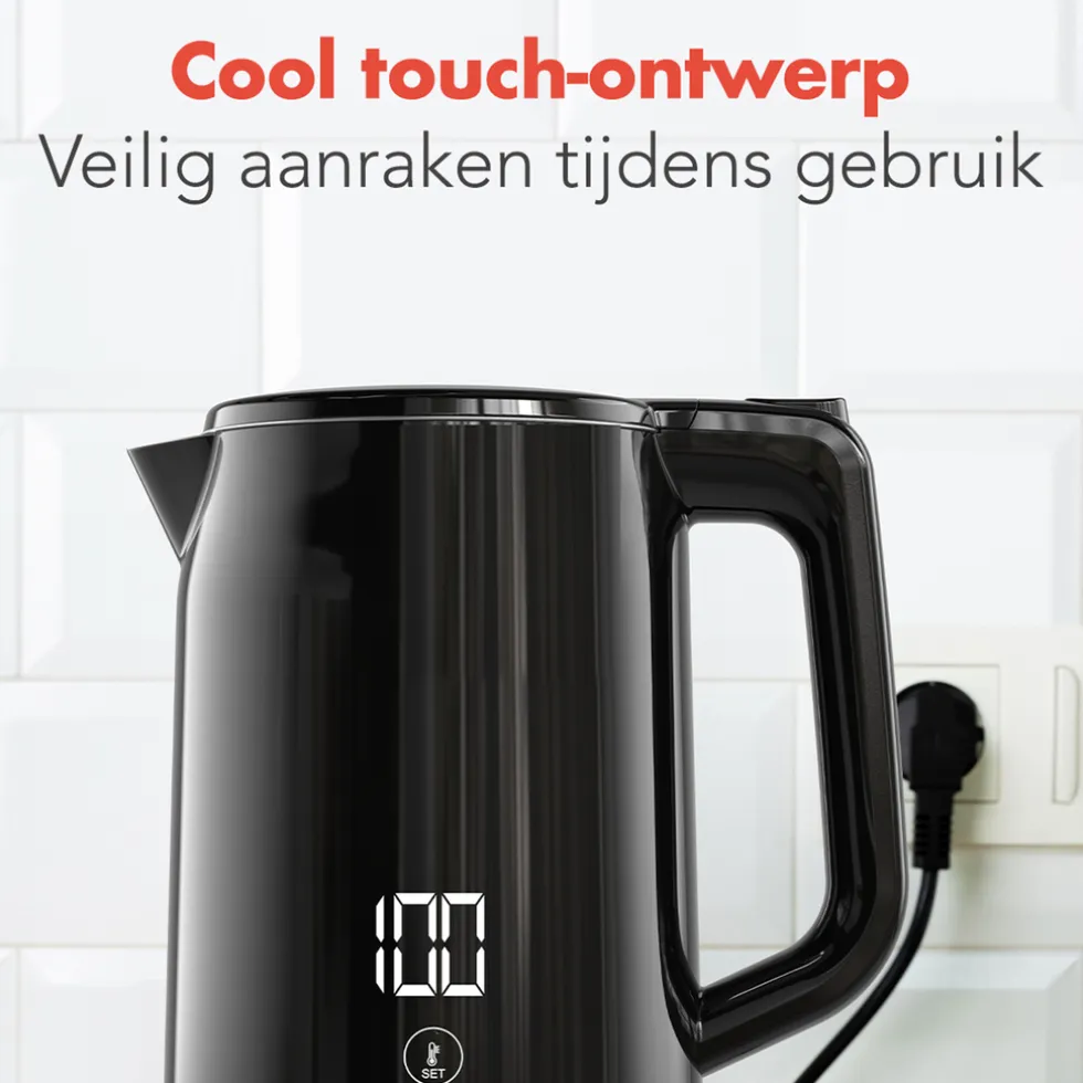 KitchenBrothers Waterkoker met Temperatuurregeling