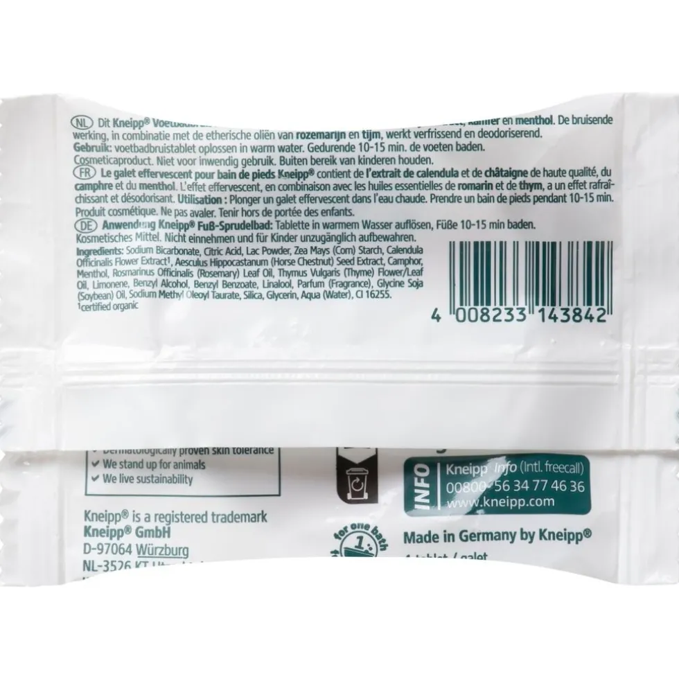 Kneipp Calendula Rozemarijn Voetbadbruistablet