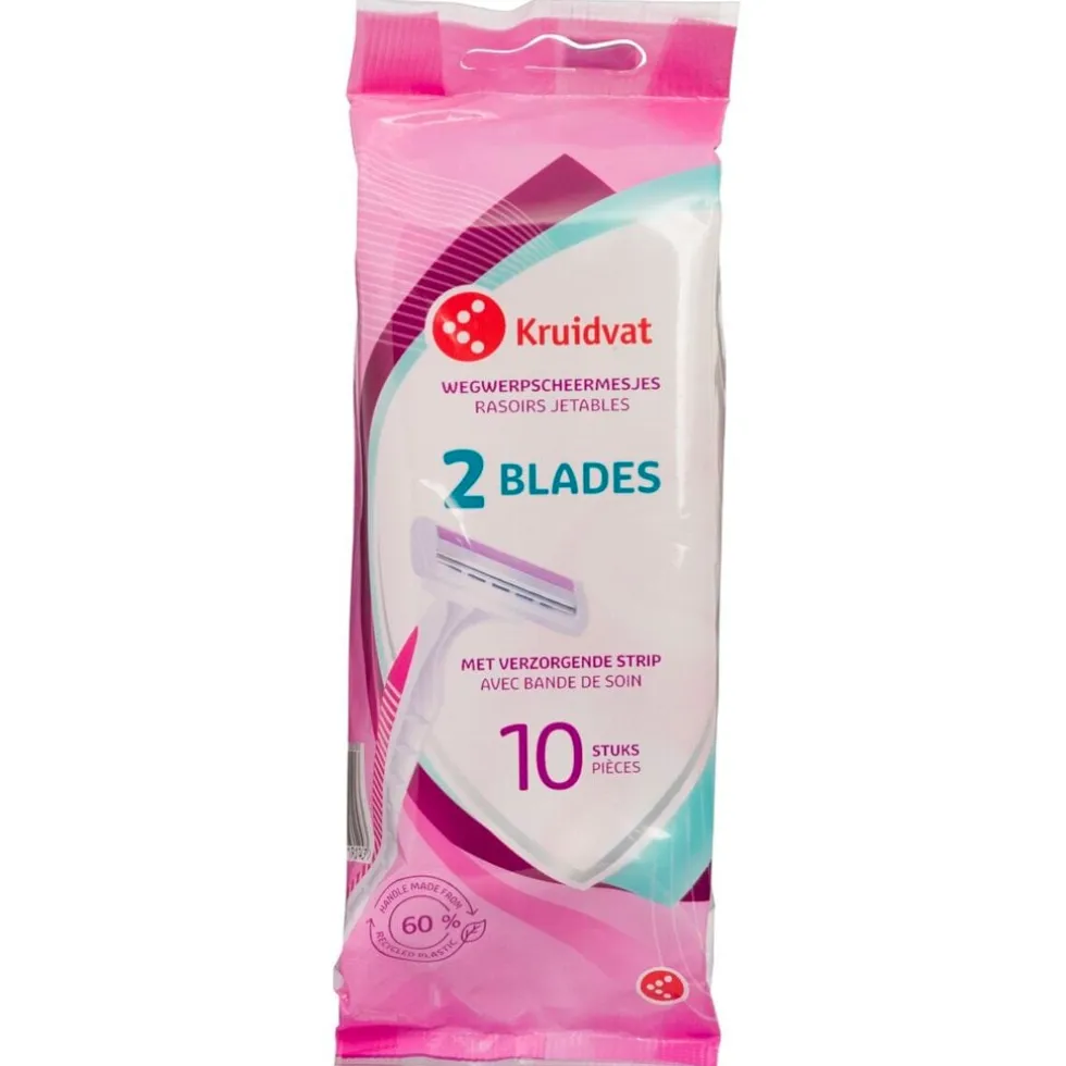 Kruidvat 2 Blades Wegwerpscheermesjes
