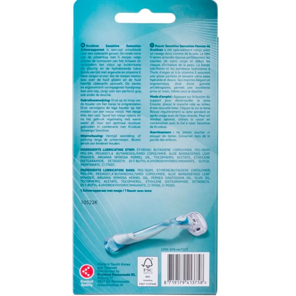 Kruidvat 5 Sensitive Sensation Scheerapparaat