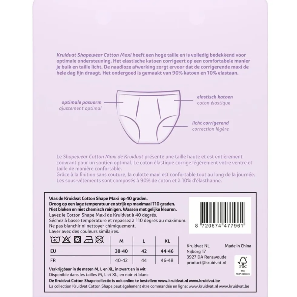 Kruidvat Cotton Maxi Shapewear Damesslip