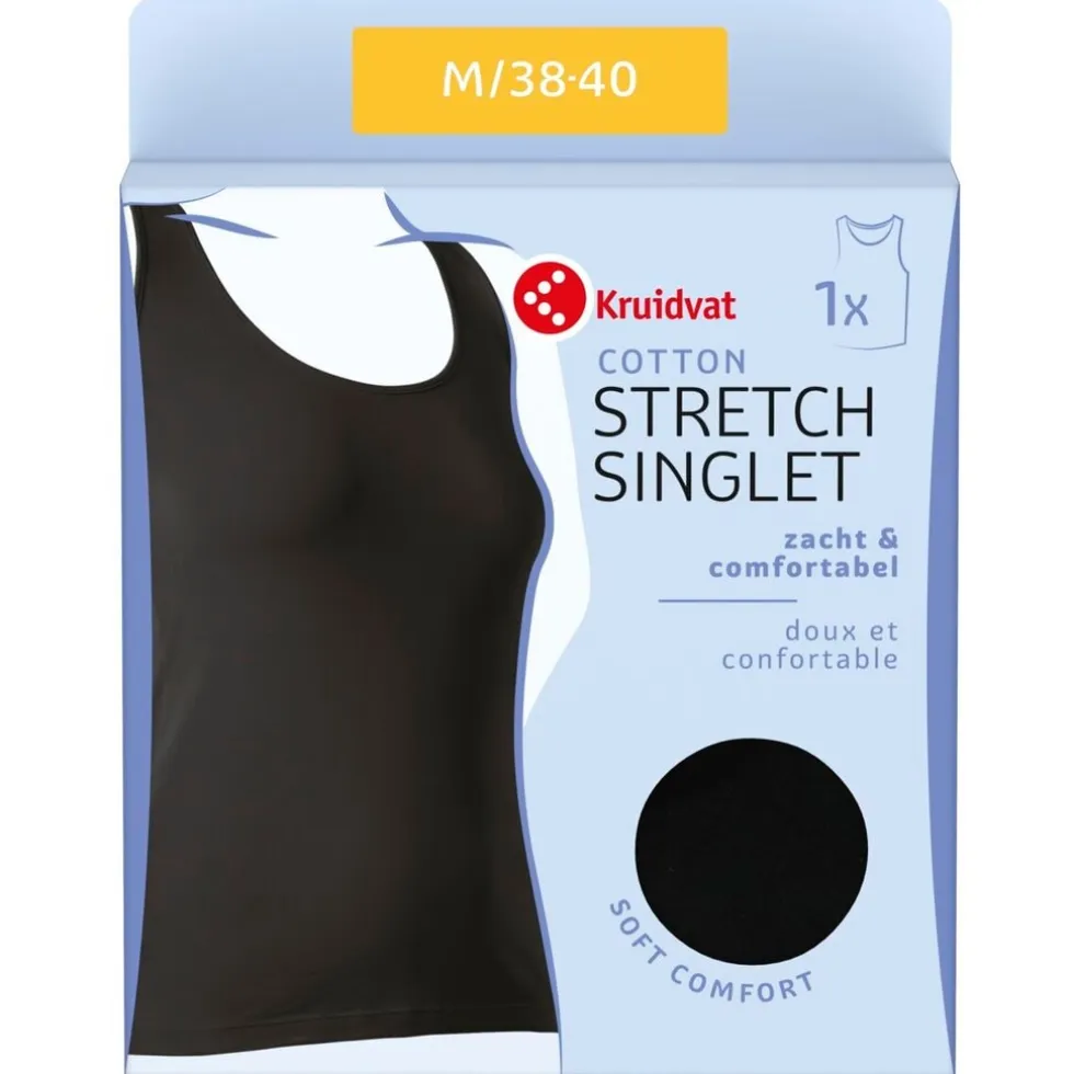 Kruidvat Cotton Stretch Damessinglet