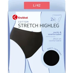 Kruidvat Cotton Stretch Highleg Damesslip