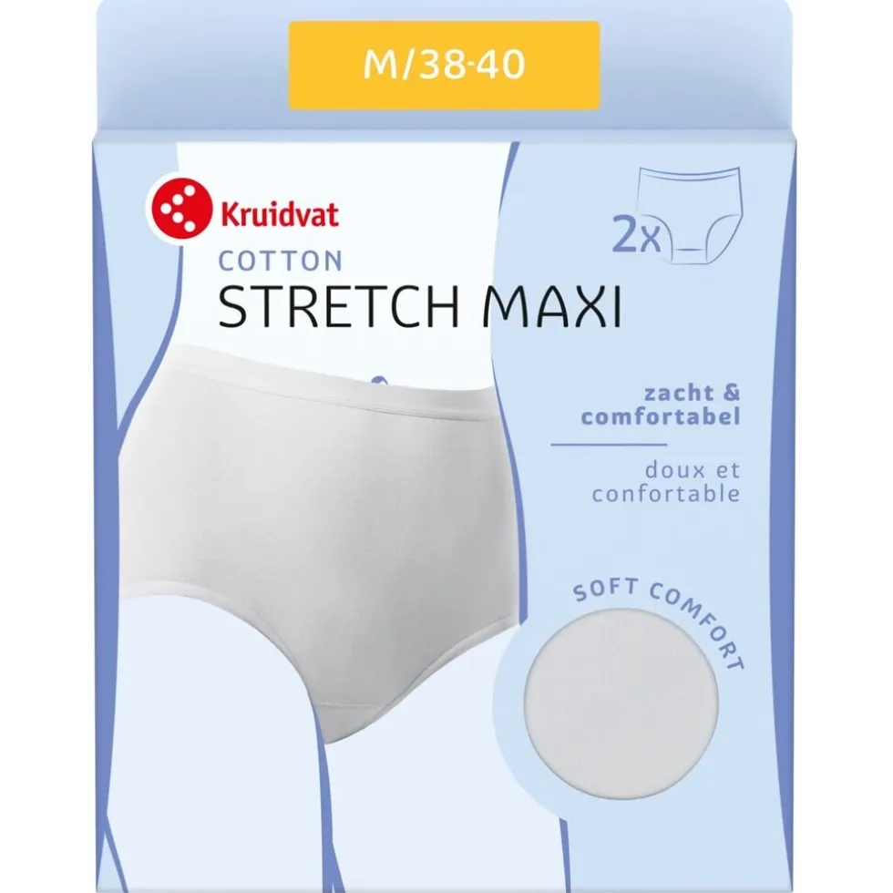 Kruidvat Cotton Stretch Maxi Damesslip