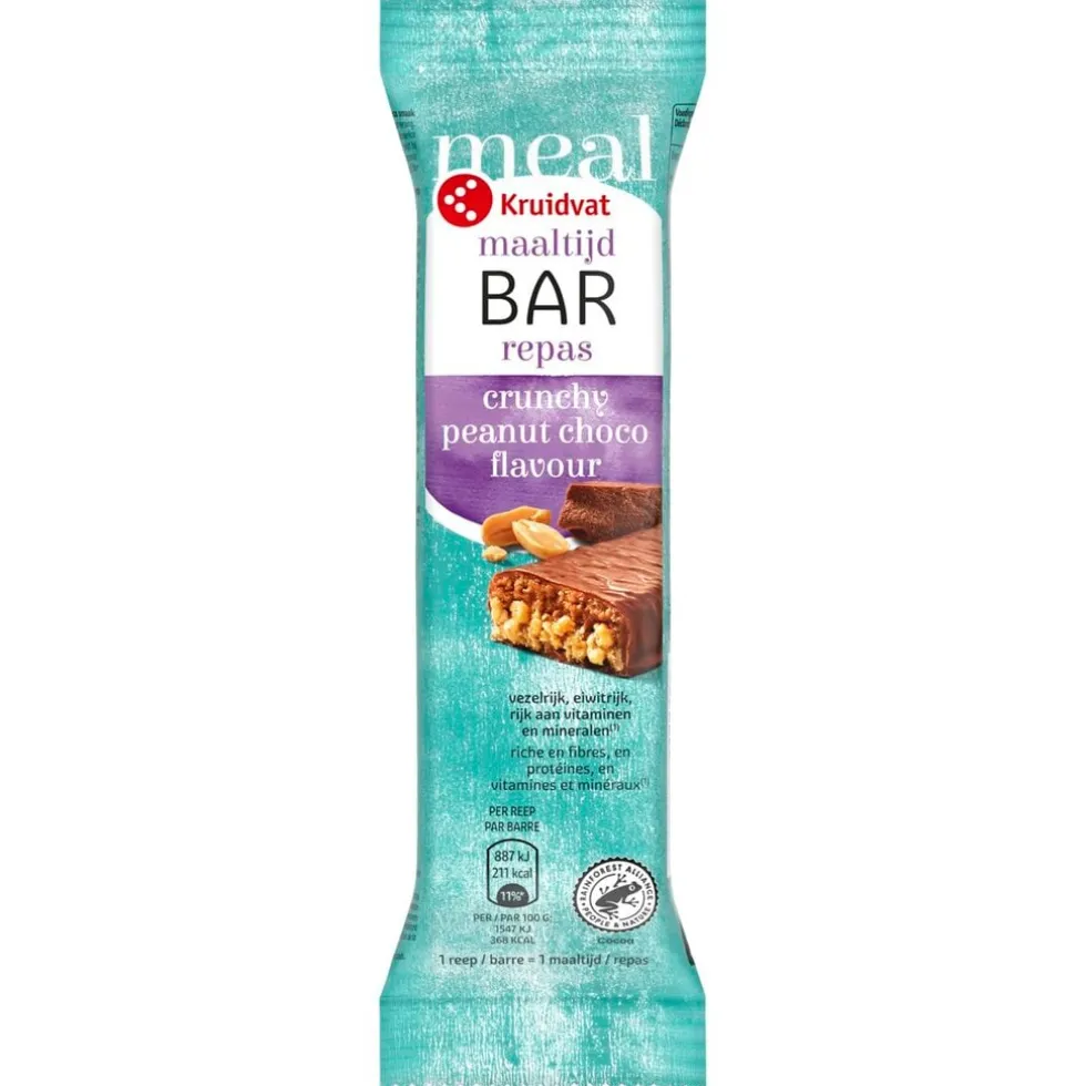 Kruidvat Crunchy Peanut Choco Maaltijdreep