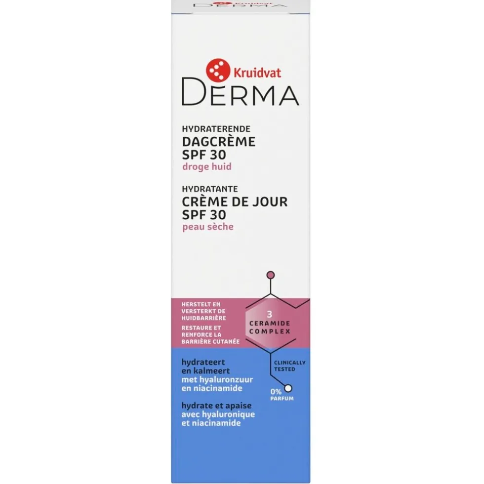 Kruidvat Derma SPF30 Hydraterende Dagcrème