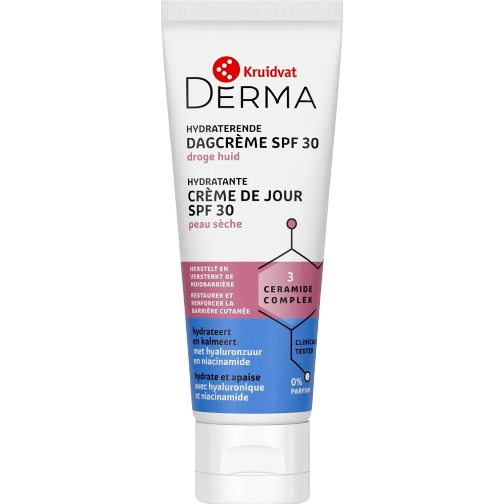 Kruidvat Derma SPF30 Hydraterende Dagcrème