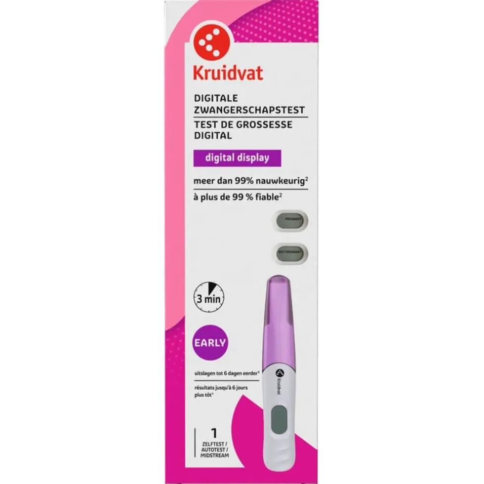 Kruidvat Digitale Zwangerschapstest