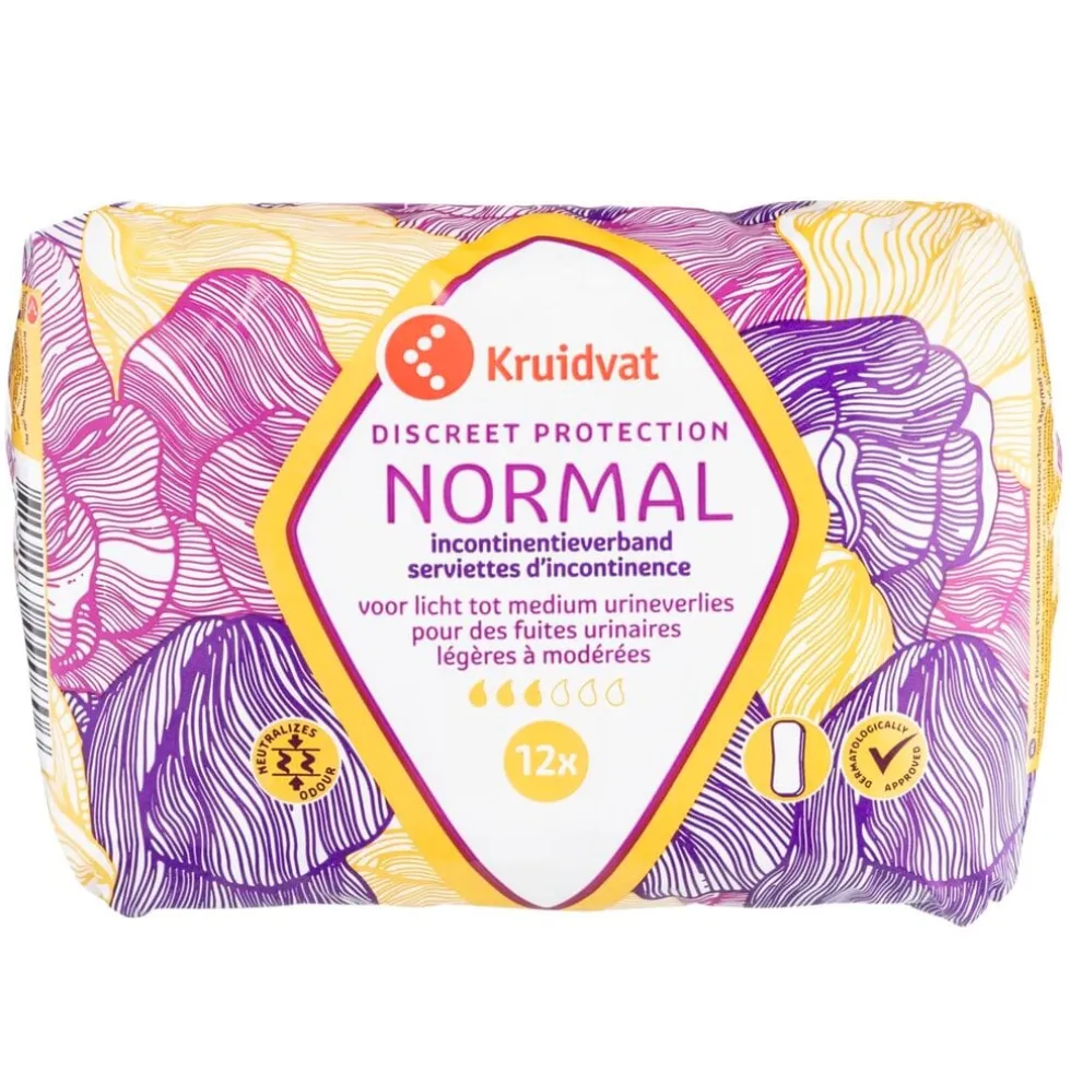 Kruidvat Discreet Protection Normal Incontinentieverband