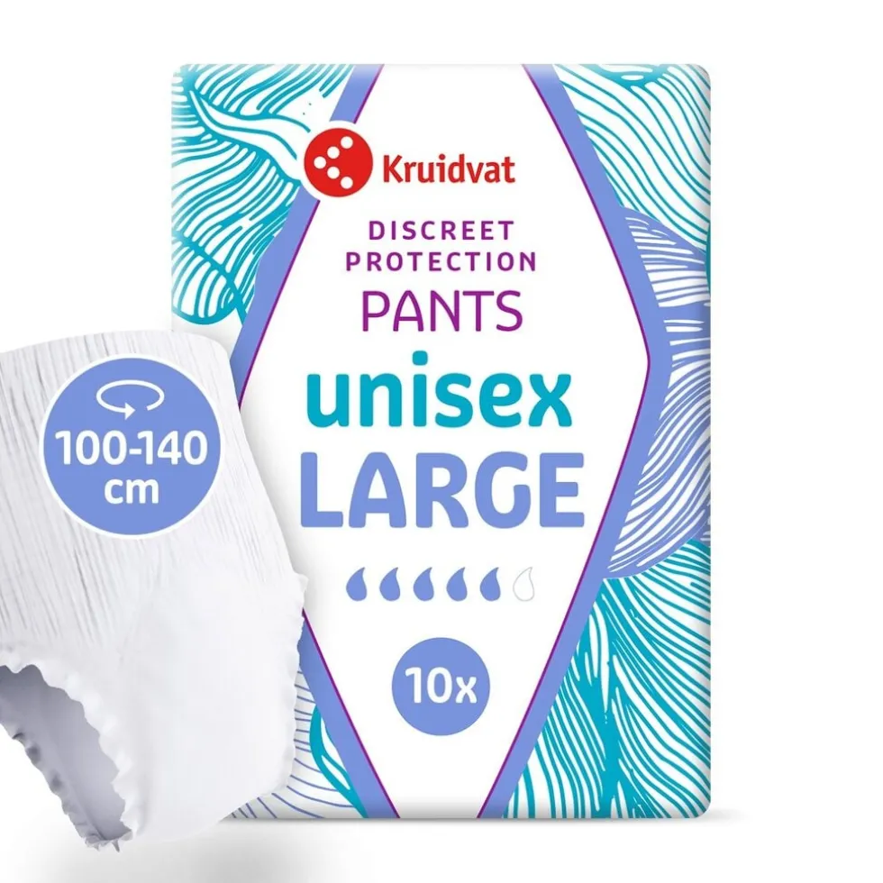 Kruidvat Discreet Protection Unisex Large Incontinentiebroekjes