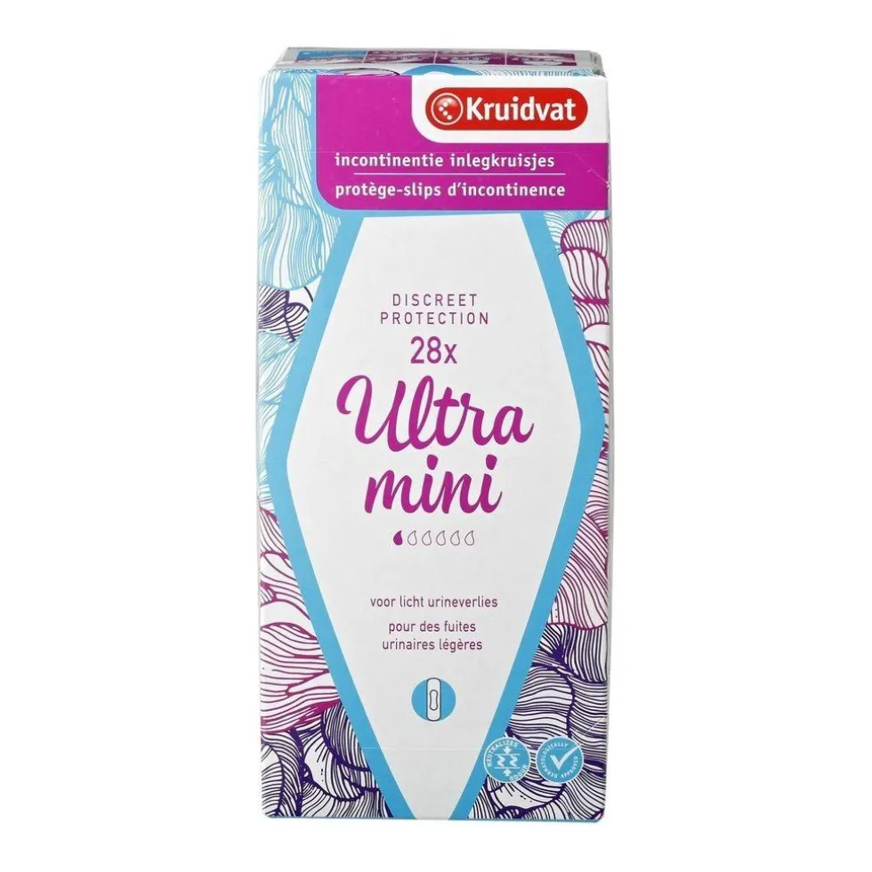 Kruidvat Discreet Protection Ultra Mini Incontinentie Inlegkruisjes
