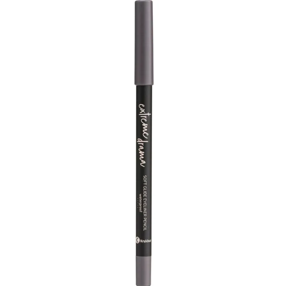 Kruidvat Extreme Drama 100 Smokey Grey Soft Glide Waterproof Eyeliner Pencil