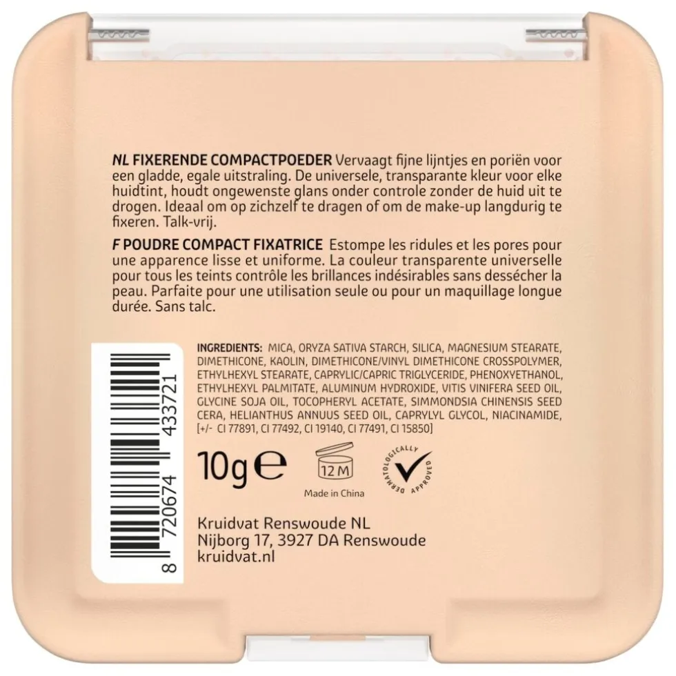 Kruidvat Flawless Finish Nude Matte Fixing Powder