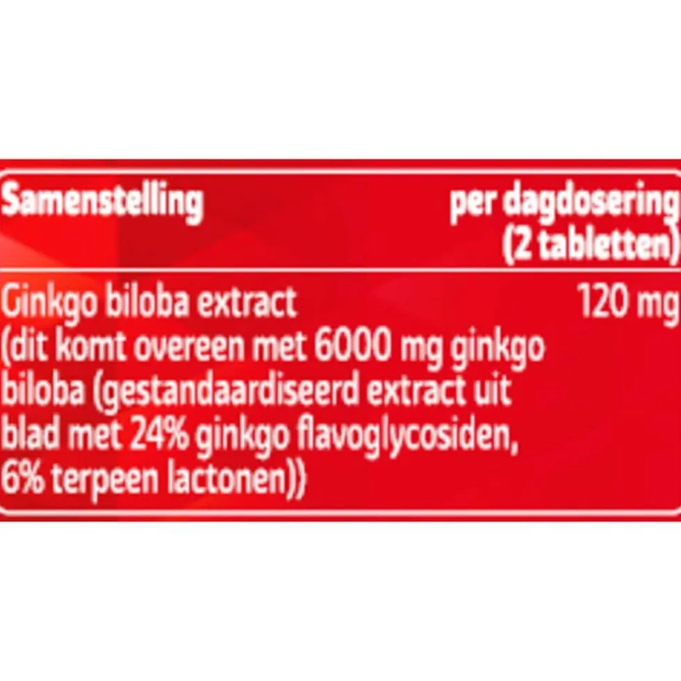 Kruidvat Ginkgo Biloba Tabletten