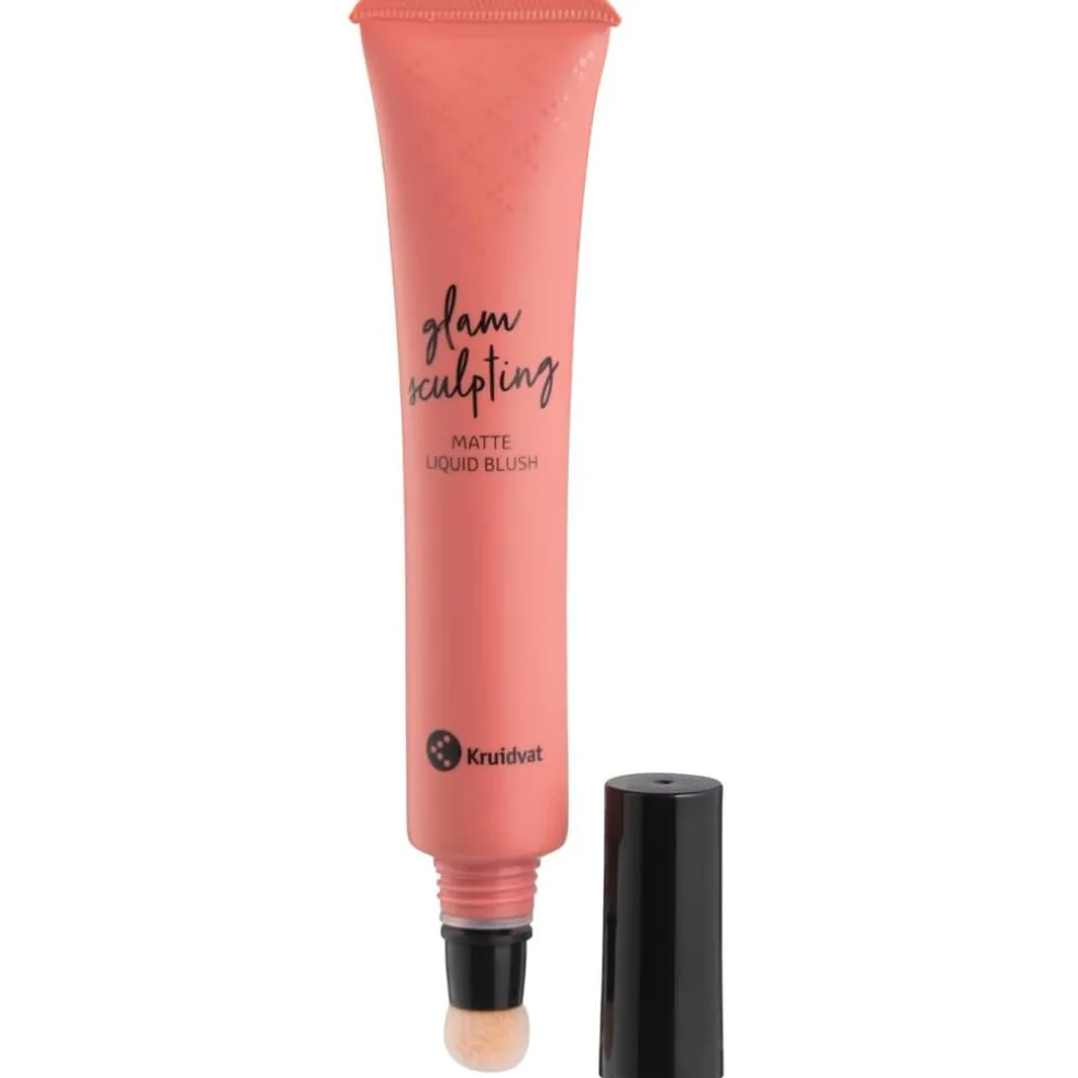 Kruidvat Glam Sculpting 020 Coral Reef Matte Liquid Blush