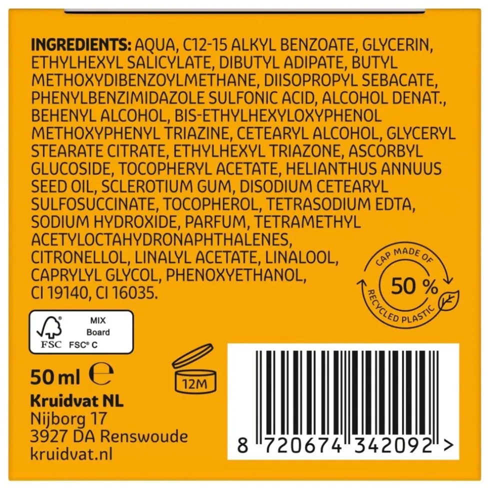 Kruidvat Glow Vitamin C SPF30 Dagcrème