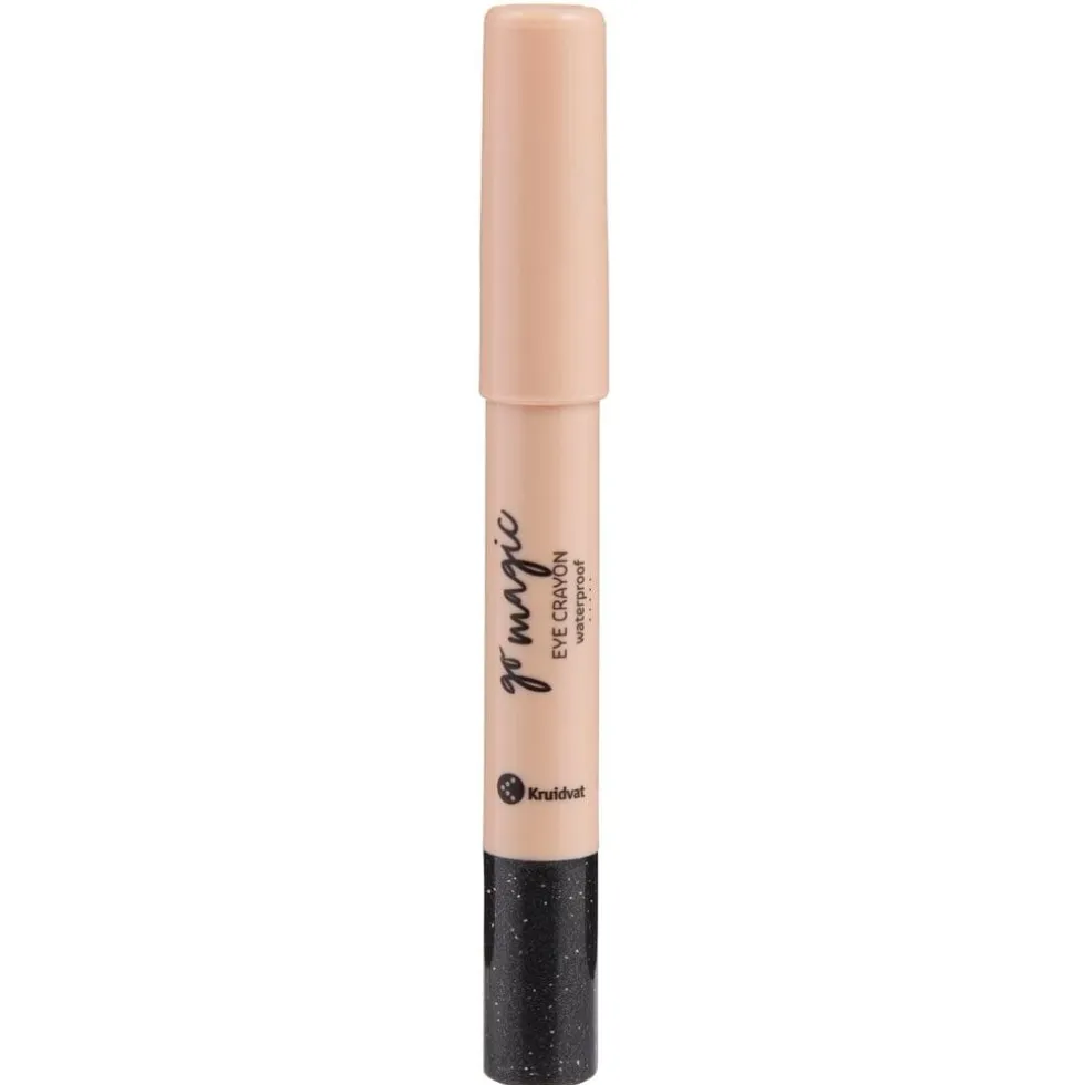 Kruidvat Go Magic 070 Charcoal Glitz 3-in-1 Waterproof Eye Crayon