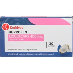 Kruidvat Ibuprofen Liquid Caps 400 mg Capsules