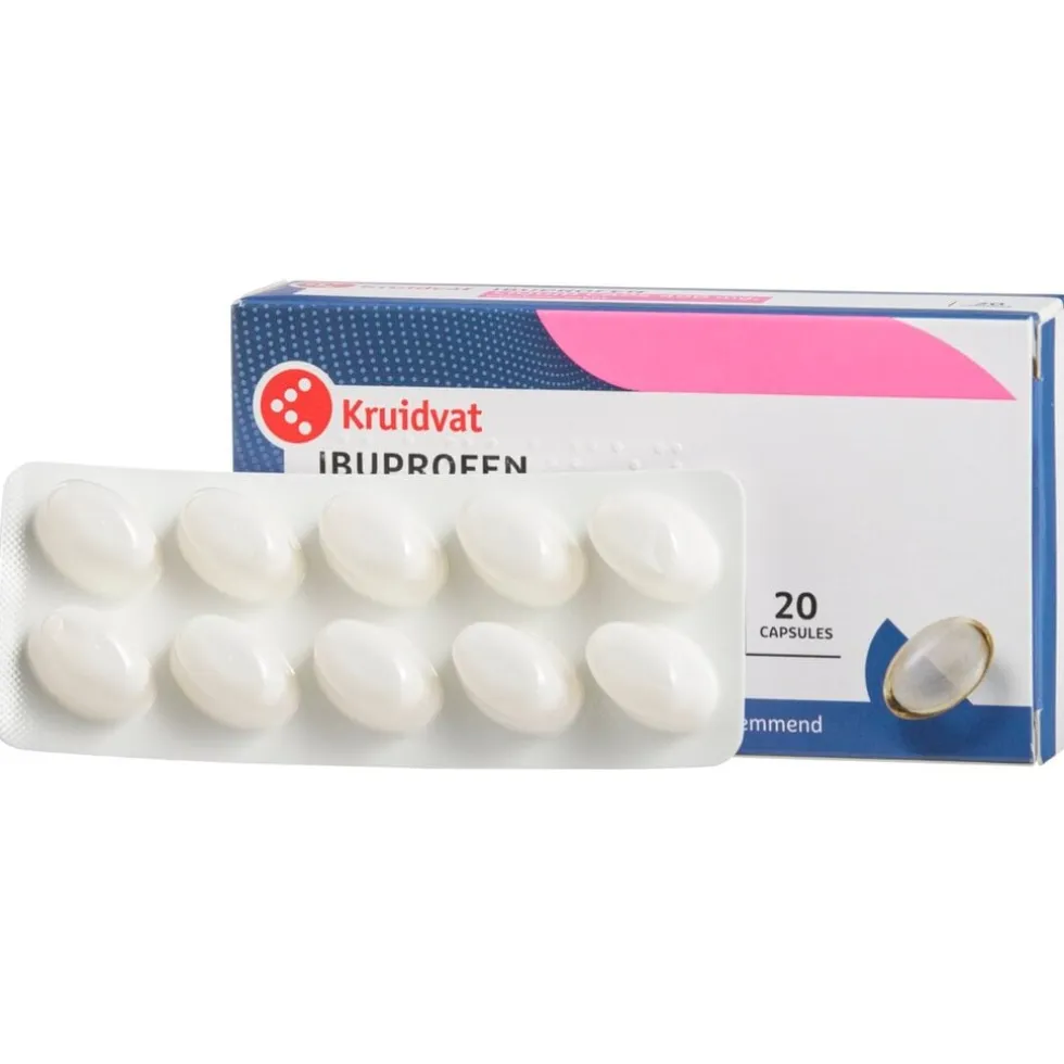 Kruidvat Ibuprofen Liquid Caps 400 mg Capsules