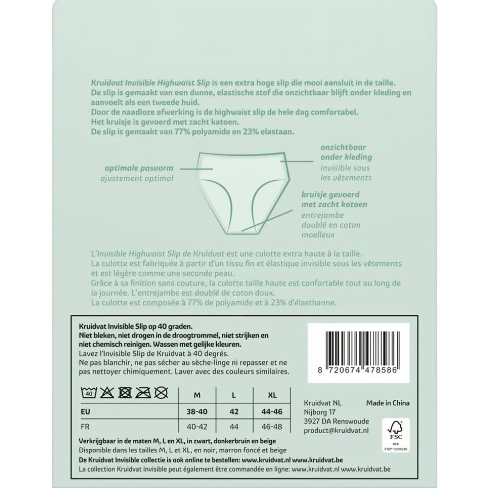 Kruidvat Invisible Highwaist Damesslip