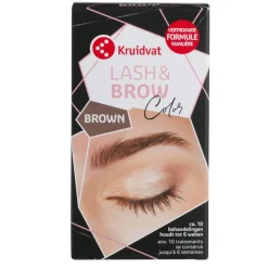 Kruidvat Lash & Brow Color Brown Wimper- en Wenkbrauwverf