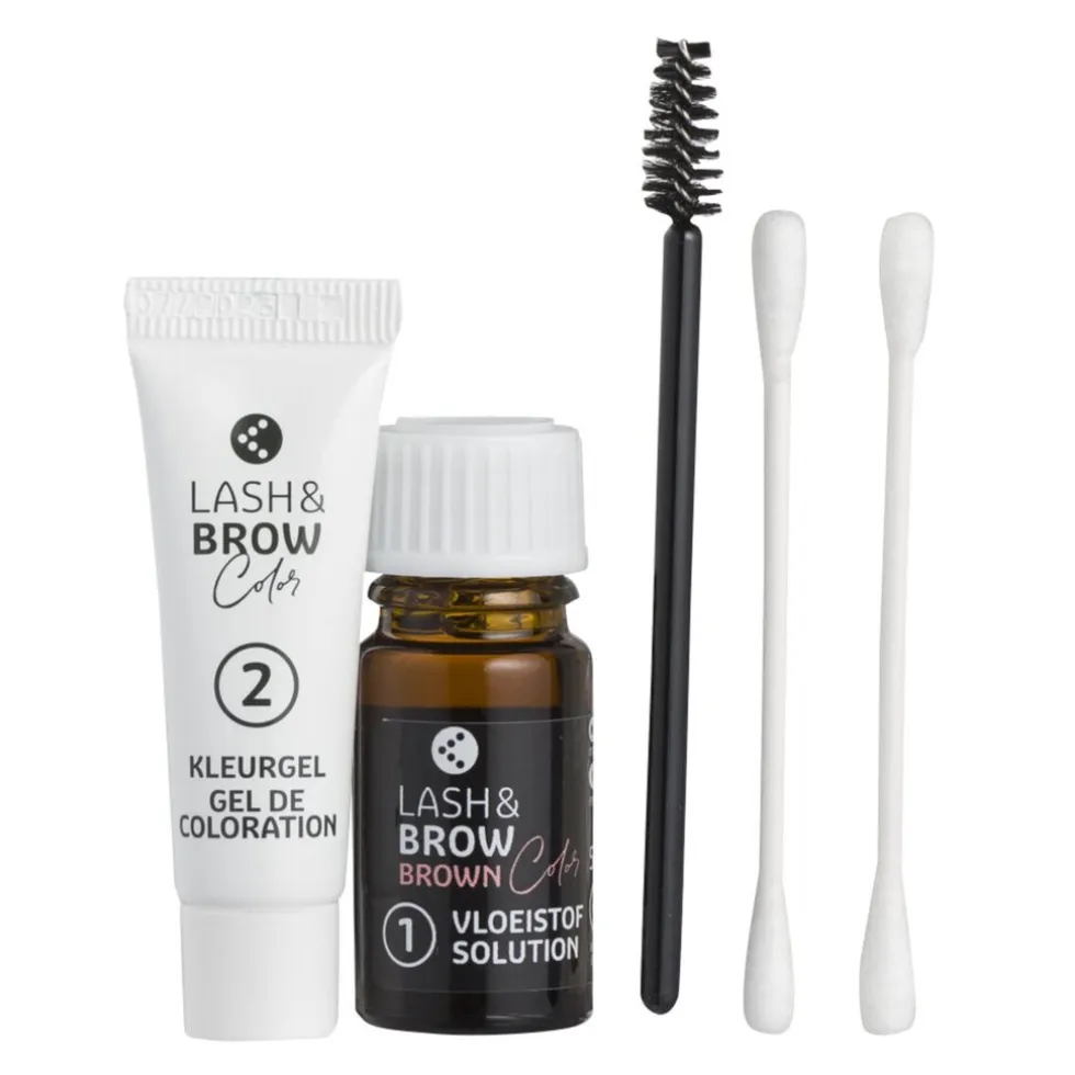 Kruidvat Lash & Brow Color Brown Wimper- en Wenkbrauwverf