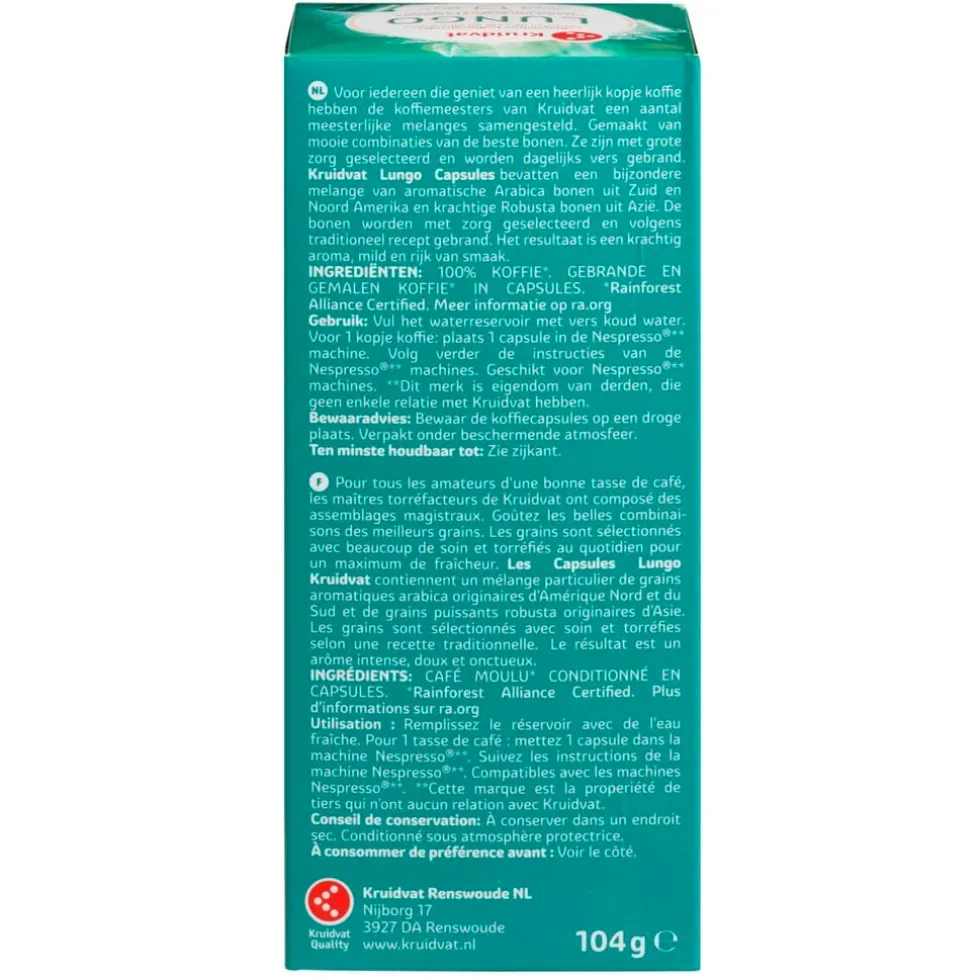 Kruidvat Lungo Koffiecapsules